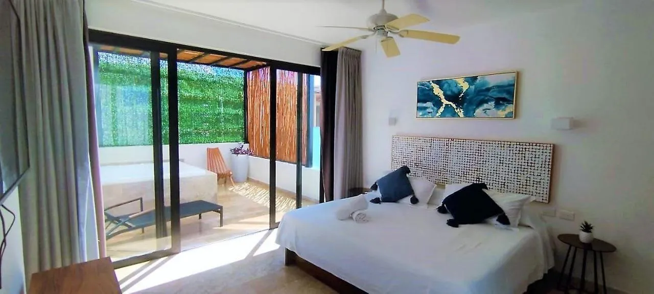 2 Story With Spatub, Oceanview Roof Pool & Gym Onsite Playa del Carmen 0*,